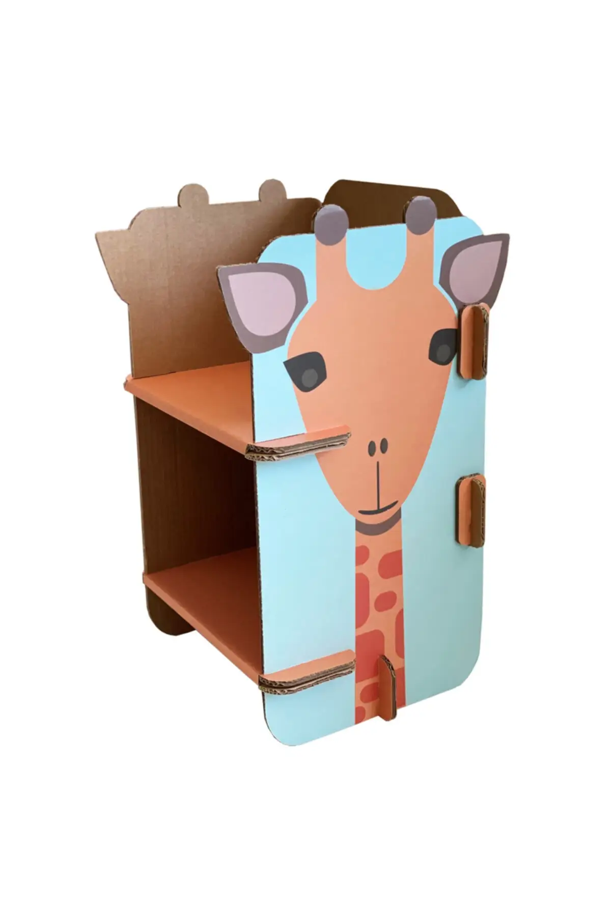 Montessori Jerapah Pikir Rak Buku Anak Rak Buku