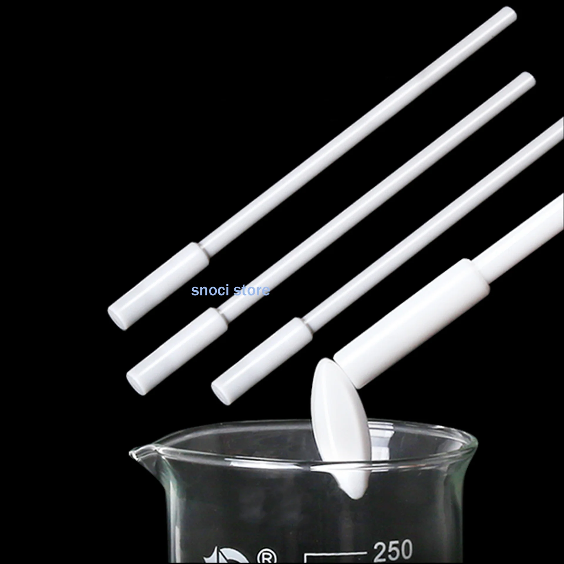 

PTFE Magnetic Stirrer Stir Bar Magneton Stirring Rod PTFE recovery rod magnetic stirrer Recoverer White 1Piece