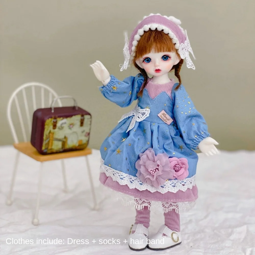 Nieuwe elegante 30 cm poppenkleertjes mooie schattige 1/6 BJD pop outfit set casual meisje speelgoed cadeau DIY