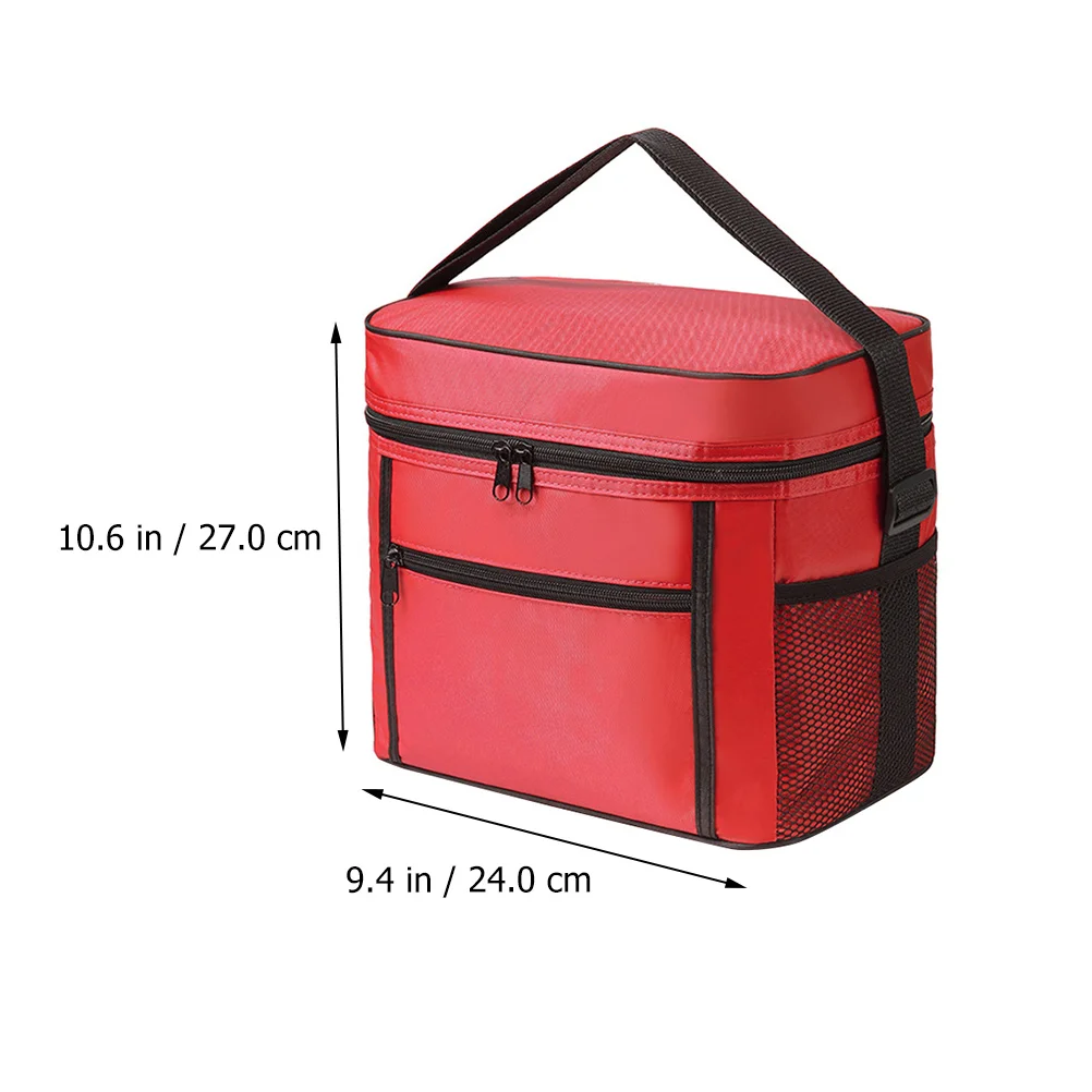 

1Pcs Simple Insulation Lunch Bag Waterproof Interior Easy Clean Thermal Cooler Tote for Food Storage Portable Carry All