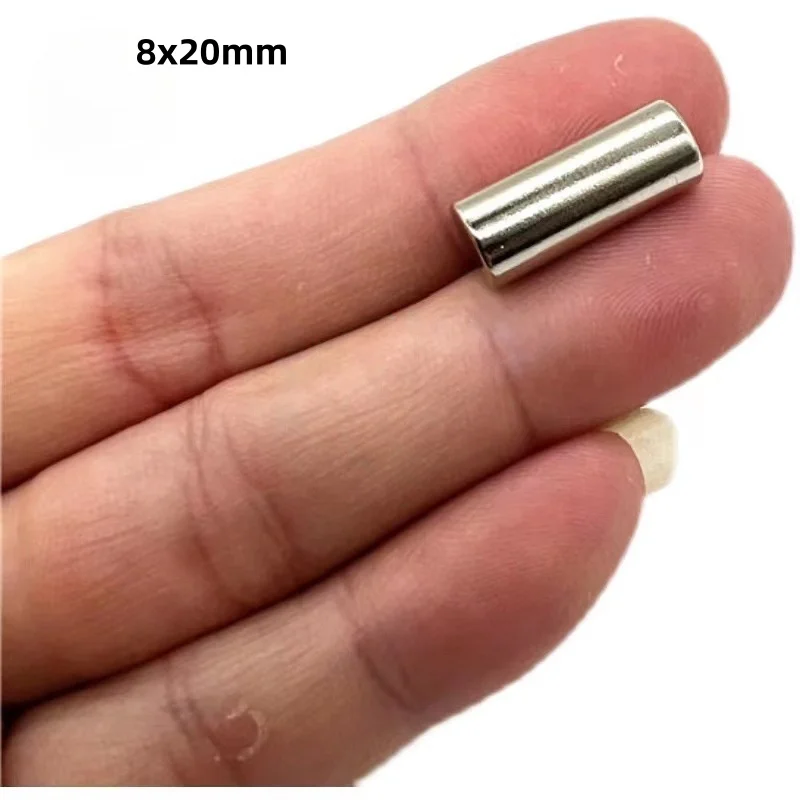 8x20mm Round strong magnets 8*20mm for organizing memos, photos, and DIY on fridges and cabinets 8mmx20mm
