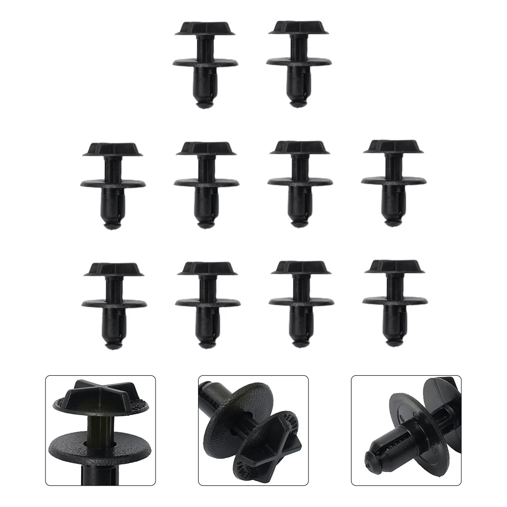 

Air Intake Parts Clips Direct Replacement Good Effect Practical Sturdy 10 Pcs/Set Accessories Plastic Brand New