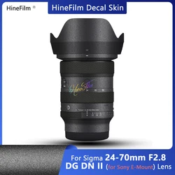 Hinefilm for Sigma 24 70 II E Mount Lens Skins 24-70 F2.8 II Lens Wrap for Sigma 24-70mm F2.8 DG DN II Art Lens Sticker 2470ART