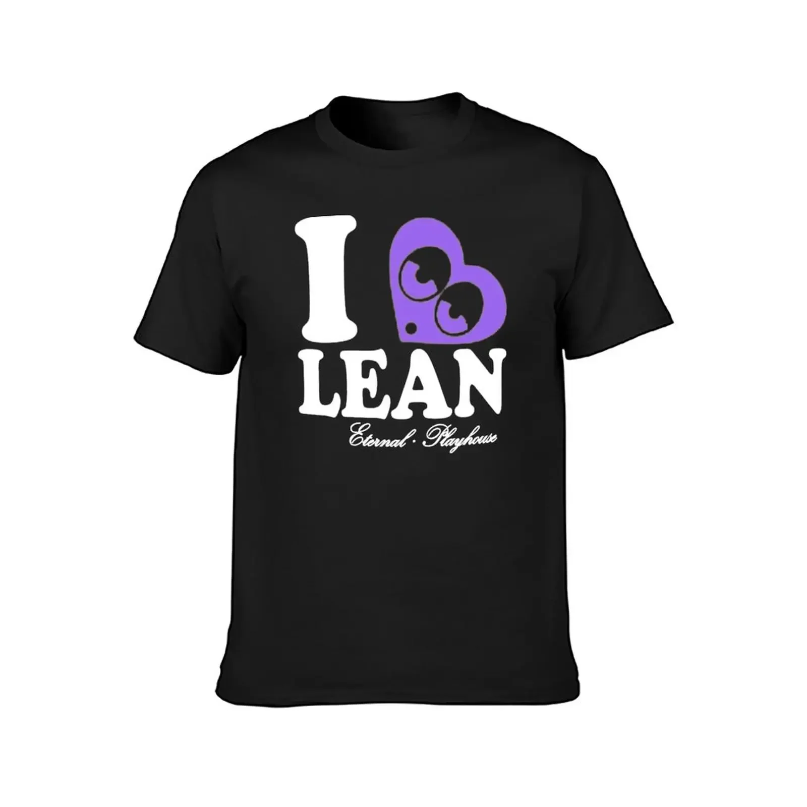 i heart lean T-Shirt aesthetic clothes animal print shirt for boys kawaii clothes t shirts men
