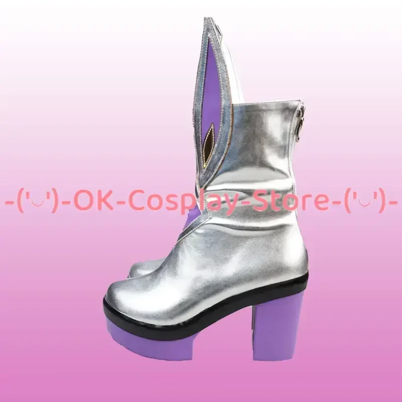 [Personalizado] LOL Bounty Hunter Miss Fortune Cosplay zapatos juego de rol disfraz Prop Halloween carnaval fiesta PU botas de cuero
