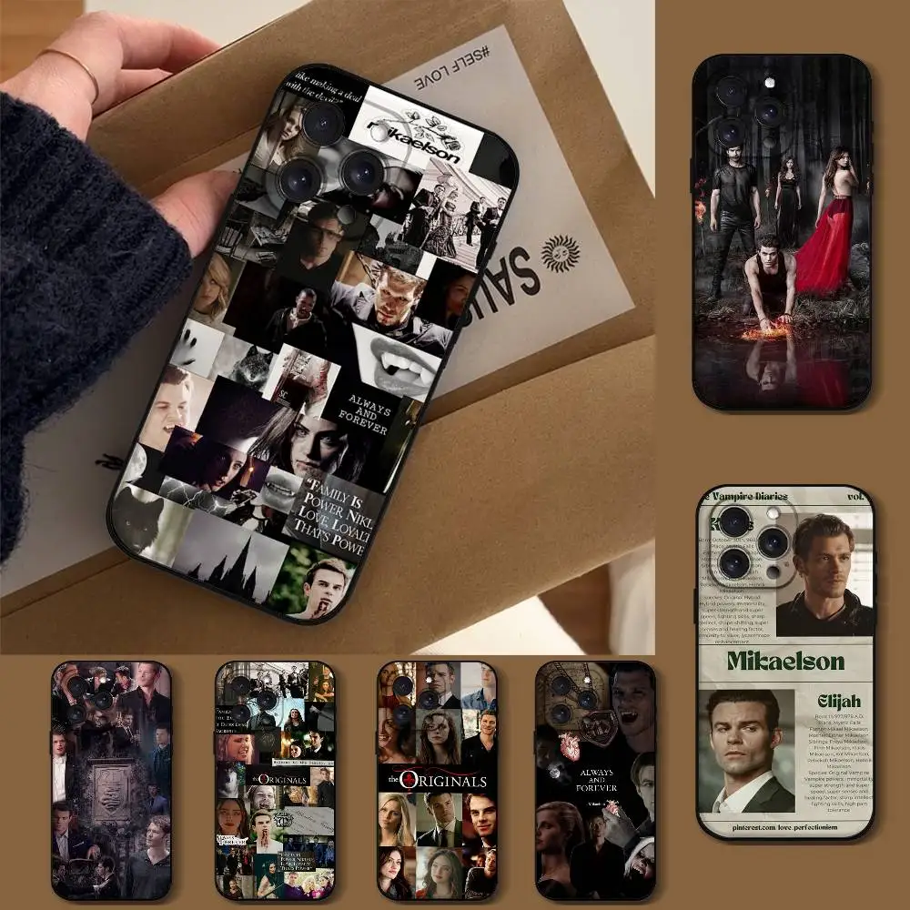 

M-Mikaelson Family Phone Case For IPhone 1716 15 14 13 Pro Max 11 12 Mini X Xs XR Black Silicone Cover