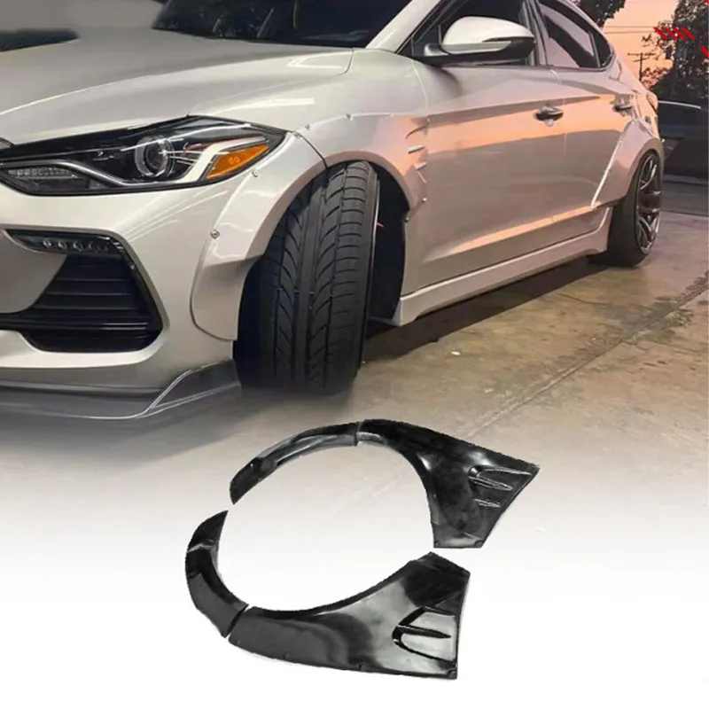 

It is suitable for the modern Elantra Langdong carbon fiber wide-body sleeve AD model front and rear wheel eyebrows