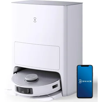 Deebot T20 Omni Roboter Vakuum und Mopp, Heißwasser mopp waschen, automatische Heißluft trocknung, 9mm Automop Heben