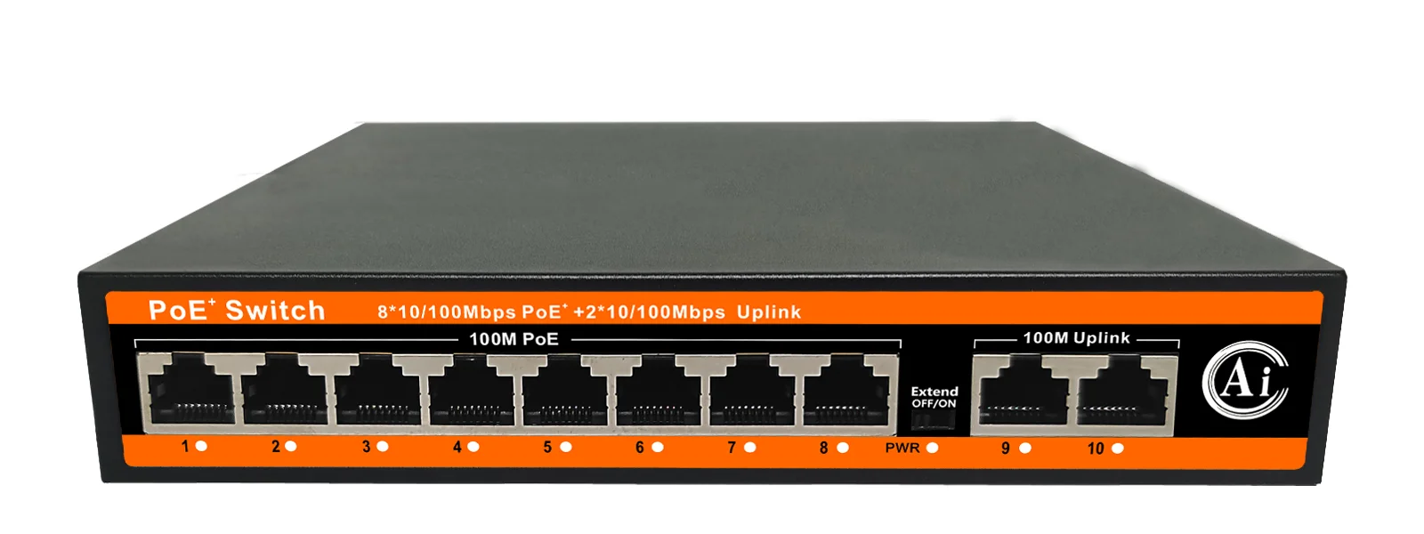 AI PoE Switch 4 PoE ports+2 PoE uplink ports