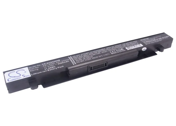 Replacement Battery for Asus  A450, A450C, A450CA, A450CC, A450L, A450LA, A450LB, A450LC, A450V, A450VB, A450VC, A450VE