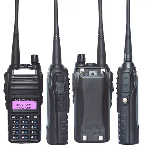 Professional Walkie Talkie UV82 FM Baofeng UV 82 8W Ham Radio Station VHF UHF Transceiver Hunting Radios Amateur Comunicador