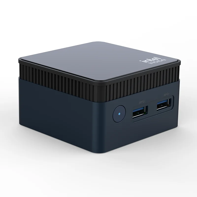 Quard Core-Mini PC pequeño con Windows 11, CPU de 12ª generación, Intel Alder Lake N100 LPDDR5, 12GB, 512GB, Lan 1000M, Win11 NUC, escritorio