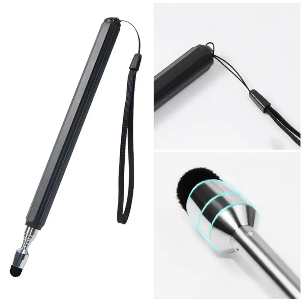 Convenient Extendable Comfortable Grip Telescopic Teacher Pointer Retractable Stylus Pen Portable Stylus Pen Office Supplies