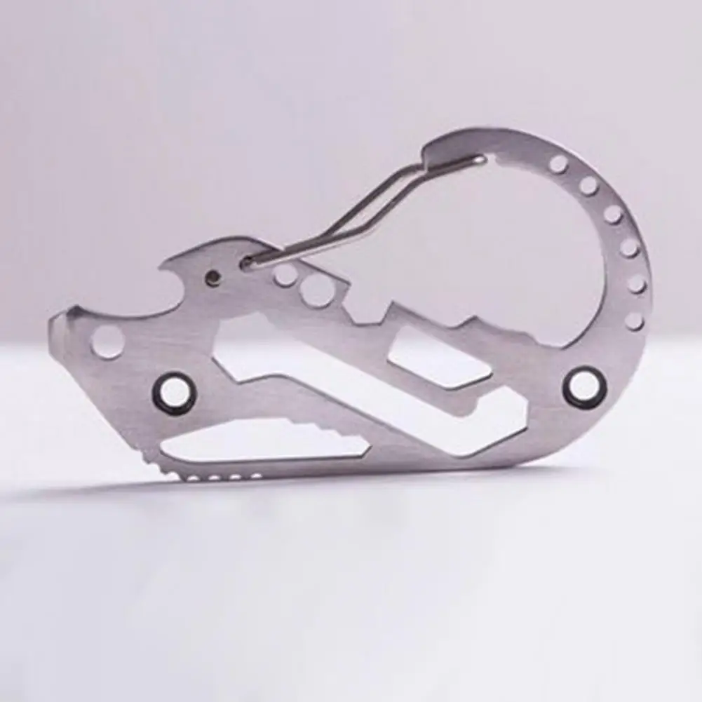 Stainless Steel  Mini Practical Firm Key Organizer Long Service Life Key Clamp Sturdy   for Going Out