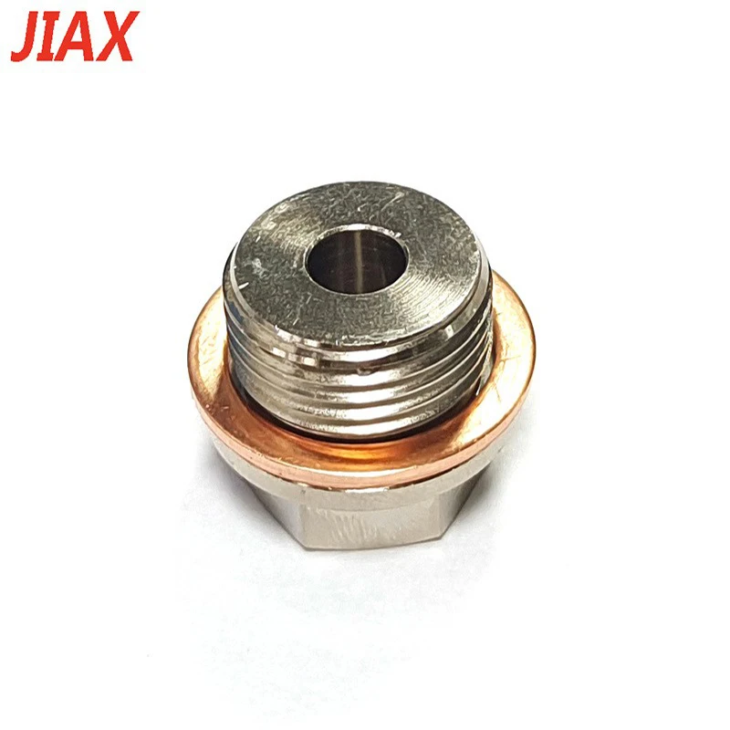 Sensor Adapter M18x1.5 to 1/8NPT Thread Exhaust Water Temperature Sensor NPT Coolant Temperature Sensor Fitting with Gasket