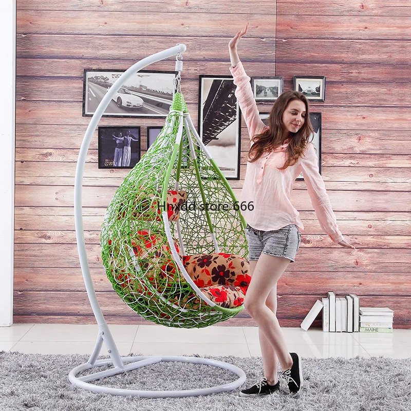 Single hanging basket rattan chair outdoor swing hanging