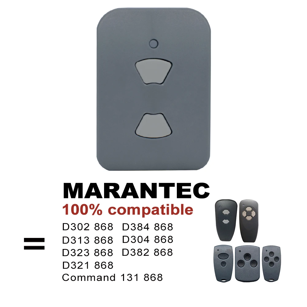 

100% Clone Marantec Remote Control 868MHz Marantec Digital 302 304 382 384 313 321 312 D302 868 3 Mhz Hand Transmitter