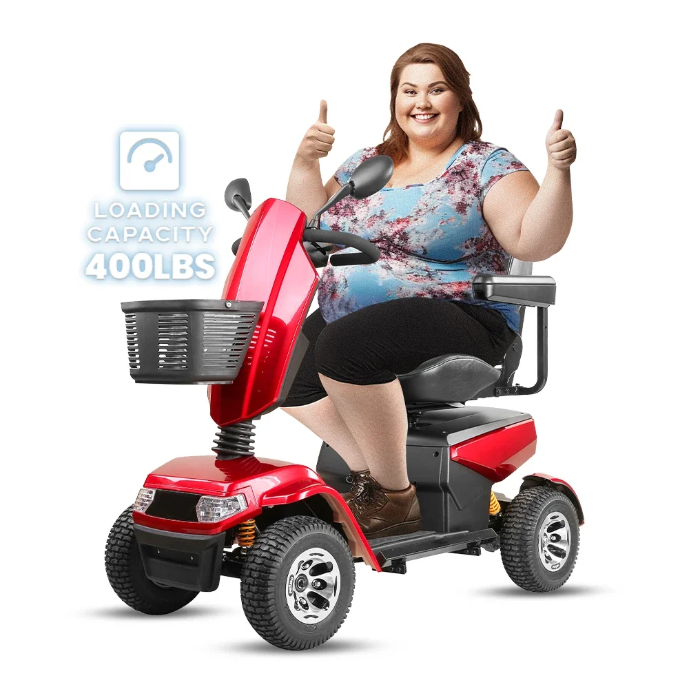 Remote Control Folding Handicap Scooter Powerful for the elderly Light Emitting Diode Headlamp Motorcycle