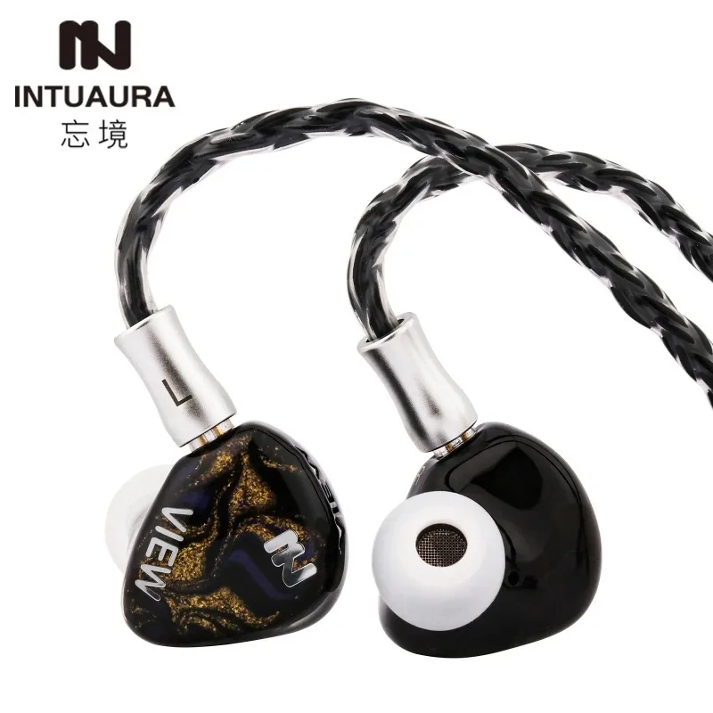 INTUAURA IEM-Splendor II HiFi in-Ear Earphones 1DD Music Monitor Wired with IEM 3.5mm/4.4mm High-purity Copper Cable