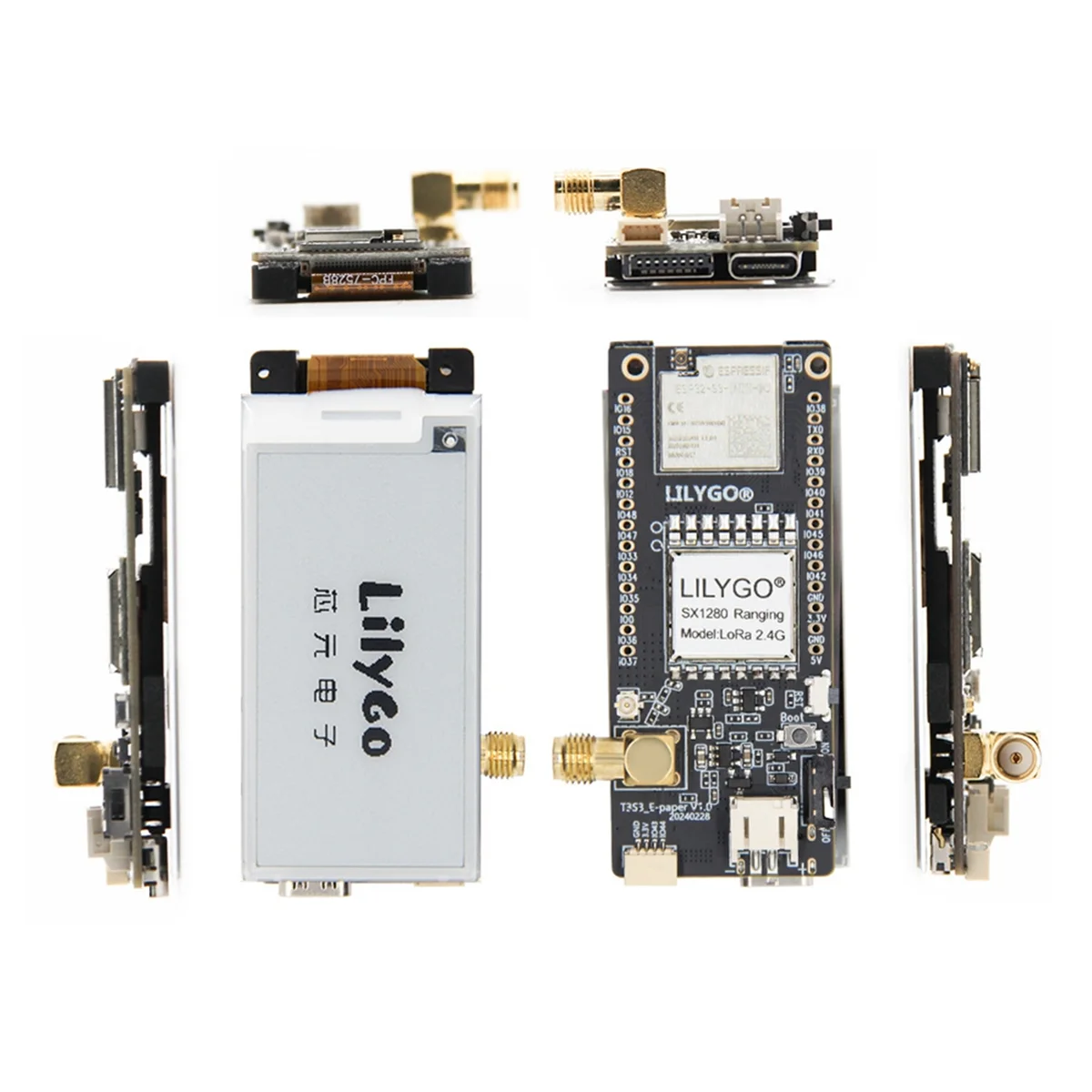 

LILYGO ESP32-S3 E-Paper Development Board 2.4G Wireless Module with 2.13 Inch Display