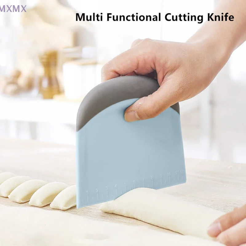 

Premium Dough Scraper and Bread Cutter with Scale, Versatile Baking Tool for Making Pizza, Cream Cake in Kitchen