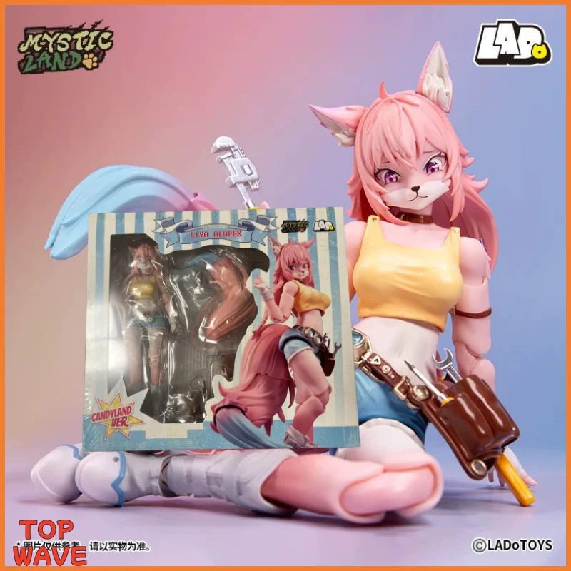 

2025 Новинка в наличии LADOTOYS 1/12 Magical Continent Candy Land Style Fox Girl Liya Limited Pink Edition Полный набор 6-дюймовых экшн-игрушек