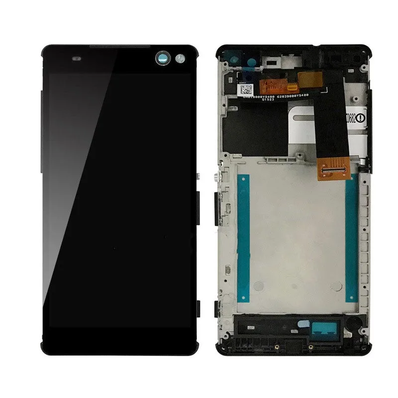 Imagem -04 - Display Original para Sony Xperia c5 Ultra E5506 E5533 E5563 Display Lcd de Toque Digitador da Tela com Quadro para Sony c5 Lcd 6.0