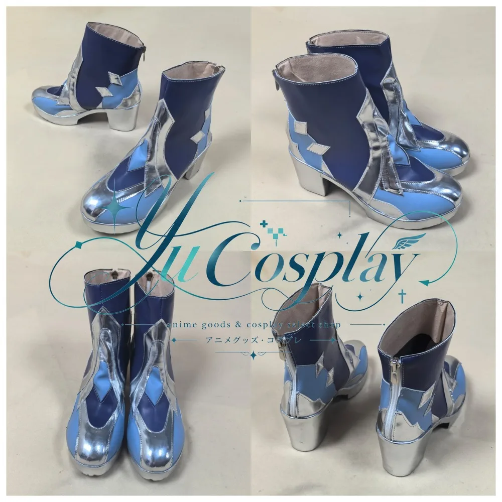 Game Character Raiden Mei Cosplay Shoes Custom Boots Convention Performance