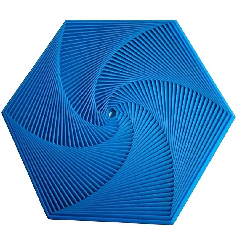 Hexagone Fractal Fidget Imprimé en 3D pour Enfant, Jouet Sensoriel Anti-Stress, Portable, Ornement de Bureau, Jouets Visuels
