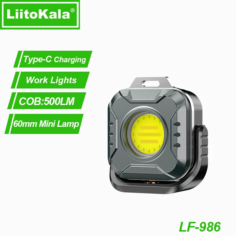 LiitoKala Mini Work Light LF-986 COB LED Bead 500LM 5.7W Type-C Charging