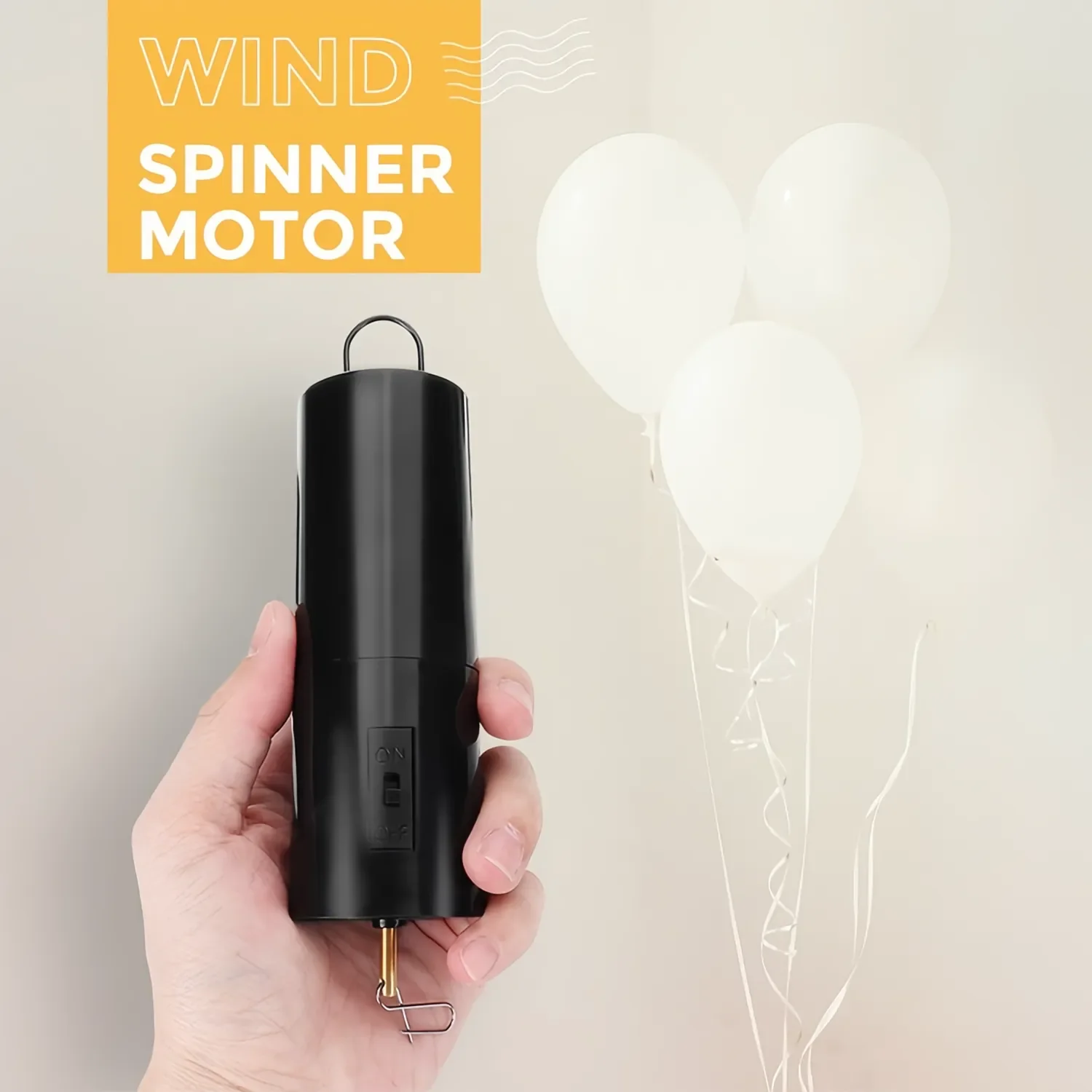 Wiatr Spinner Battery Motor 30 obr/min na baterie Wiszący wyświetlacz Dekoracje ogrodowe Wiatr Spinner Motor