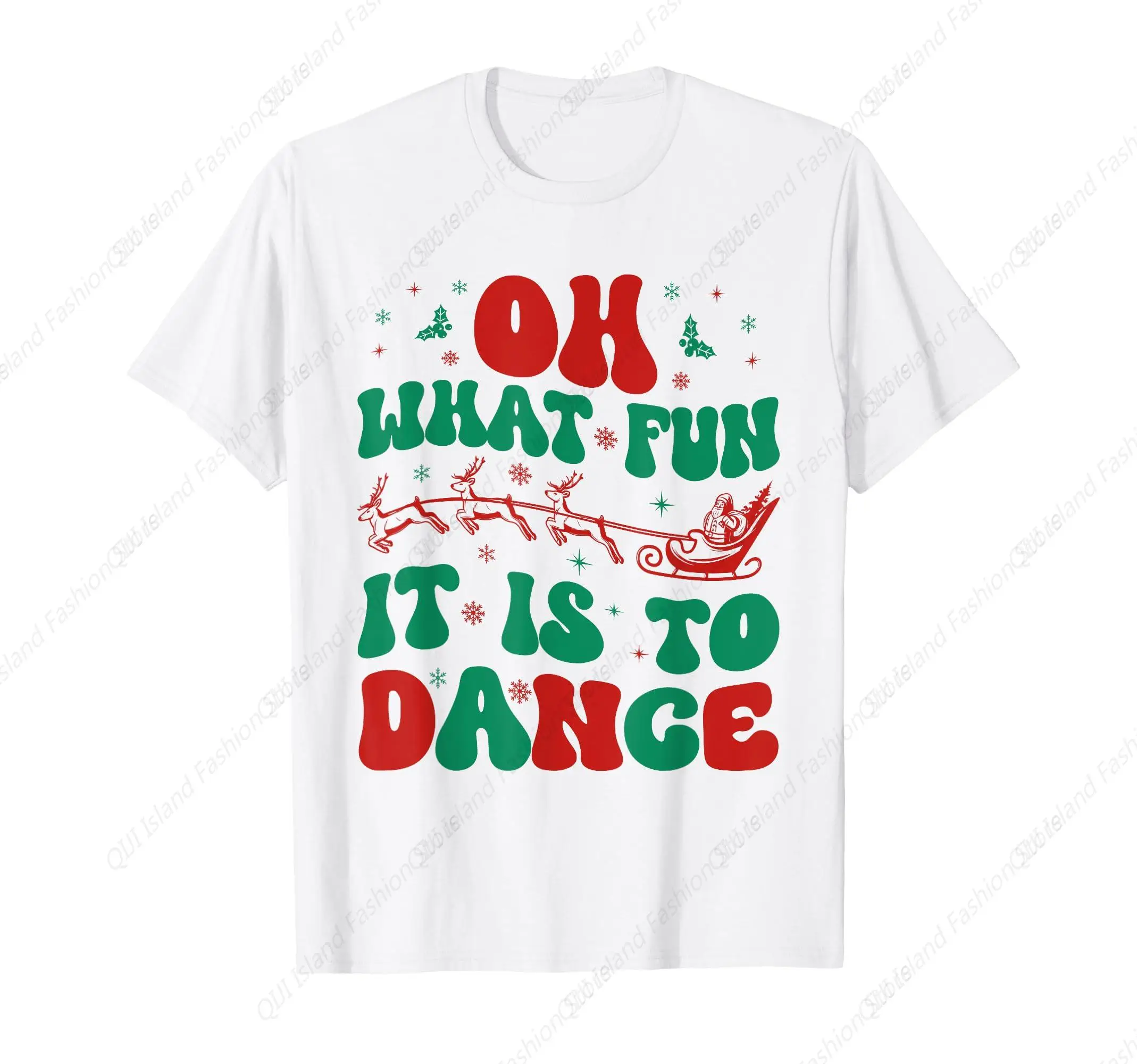 

О, что весело, это танцуйте Рождественскую футболку Groovy Ballet Dancer