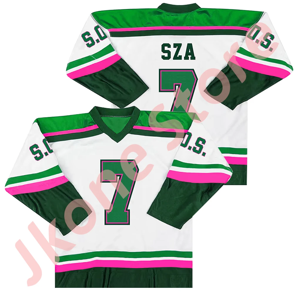 SZA Jersey SOS Tour 7 Logo Merch Sweatshirts Cosplay Women Men Fashion Casual Winter Long Sleeve Streetwear