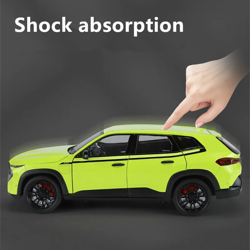 1:24 BMW XM SUV Alloy Sports Car Model Diecasts Metal Racing Car Model High Simulation Sound and Light Collection Kids Toys Gift