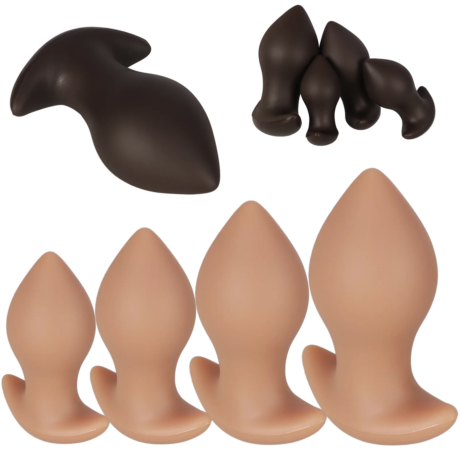 New Wearable Anal Plug Butt Plugs Anal Beads Soft Anal Dilator Prostate Massage Anal Training Butt Plug Anal Plug Vaginal Balls