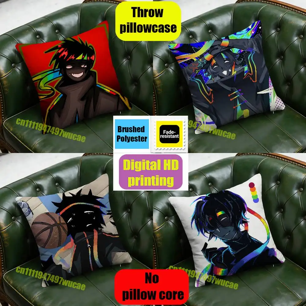 For Game S-Spokeishere S-Spoke Throw Pillow Case 40x40cm Car Custom Square Pillowcase Pad Cushion Cover