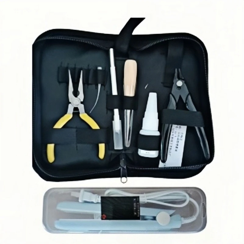 Portable Badminton Repair Tools Set Quick Fix Badminton Repair Tool Professional Shuttlecock Repairs Bag Lightweight Ball Parts