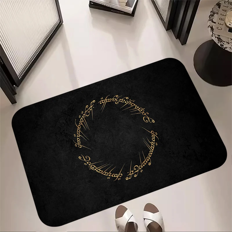 Bedside Carpets Lord of Rings Rugs Foot Carpets Entrance Doormat Floor Mats Anti Slip Bathroom Mat Home Kitchen Hallway Decor