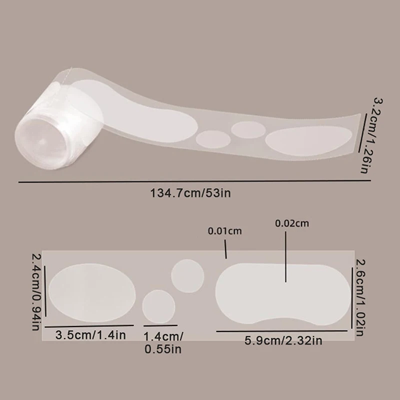 Patchs Anti-usure pour les pieds, échantillon de Gel Invisible pour femmes et hommes, protection du talon, soins adhésifs, autocollants, coussin, outil de soins des pieds