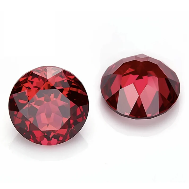 أعلى جولة الأوجه حمامة الدم مختبر نمت روبي أحجار كريمة مفكوكة اختبار موس صلابة لصنع المجوهرات جوهرة جمع الحجر #2