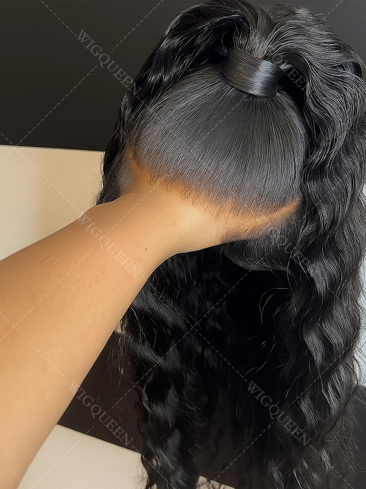 

Обновление 5x5 Water Wave Бесклеевой парик Невидимый ремешок 360 HD Полные парики шнурка Человеческие волосы с завязками Глубокие вьющиеся парики шнурка 13x4