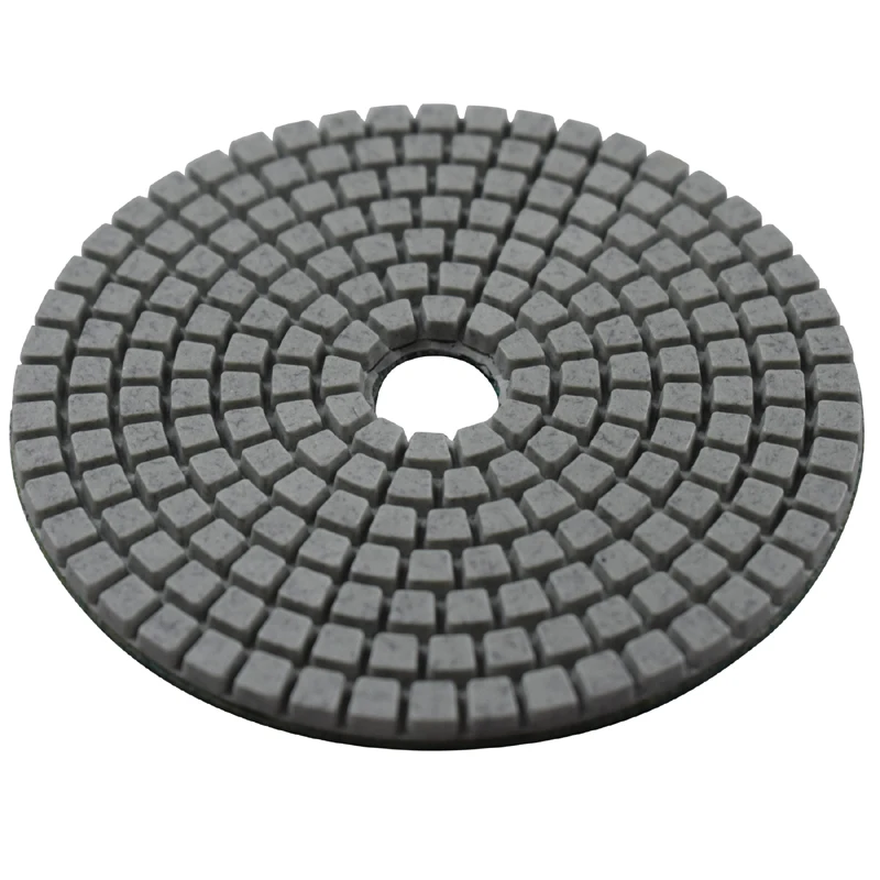 100mm 7 Pcs Wet Diamond Polishing Pads Set For Granite Marble Concrete Stone 4\