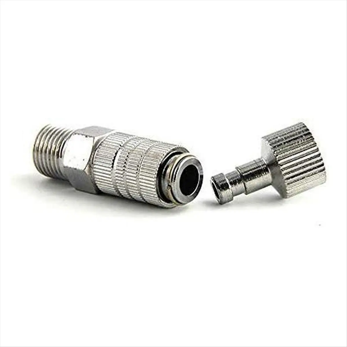 (A03R) Airbrush Quick Disconnect Coupler Release Fitting Plug, 6Pcs 1/8 in BSP Male and Female Connections Adapter Air Brush
