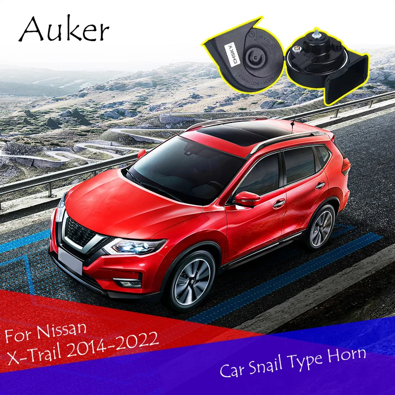 Car Snail Horn Speakers Tweeter High Bass Waterproof Whistle Accessories For Nissan X-Trail 2014-2022