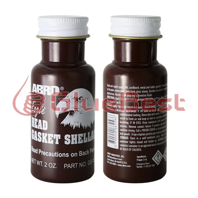 ABRO Uszczelniacz do głowic cylindrów 2oz Mocny, odporny na wysokie temperatury środek uszczelniający do głowic cylindrów samochodowych, bloków silnikowych i układów chłodzenia