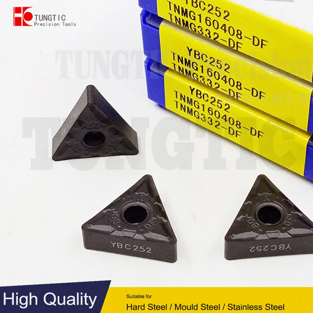 

TNMG160408-DF Turning Inserts Carbide Cutter For CNC TNMG 160408-DF