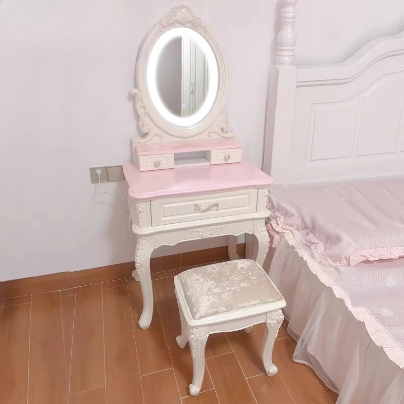 

Dresser Small 40/45/50/60cm Home Girls Bedroom Mini Narrow European Princess Powder Makeup Table