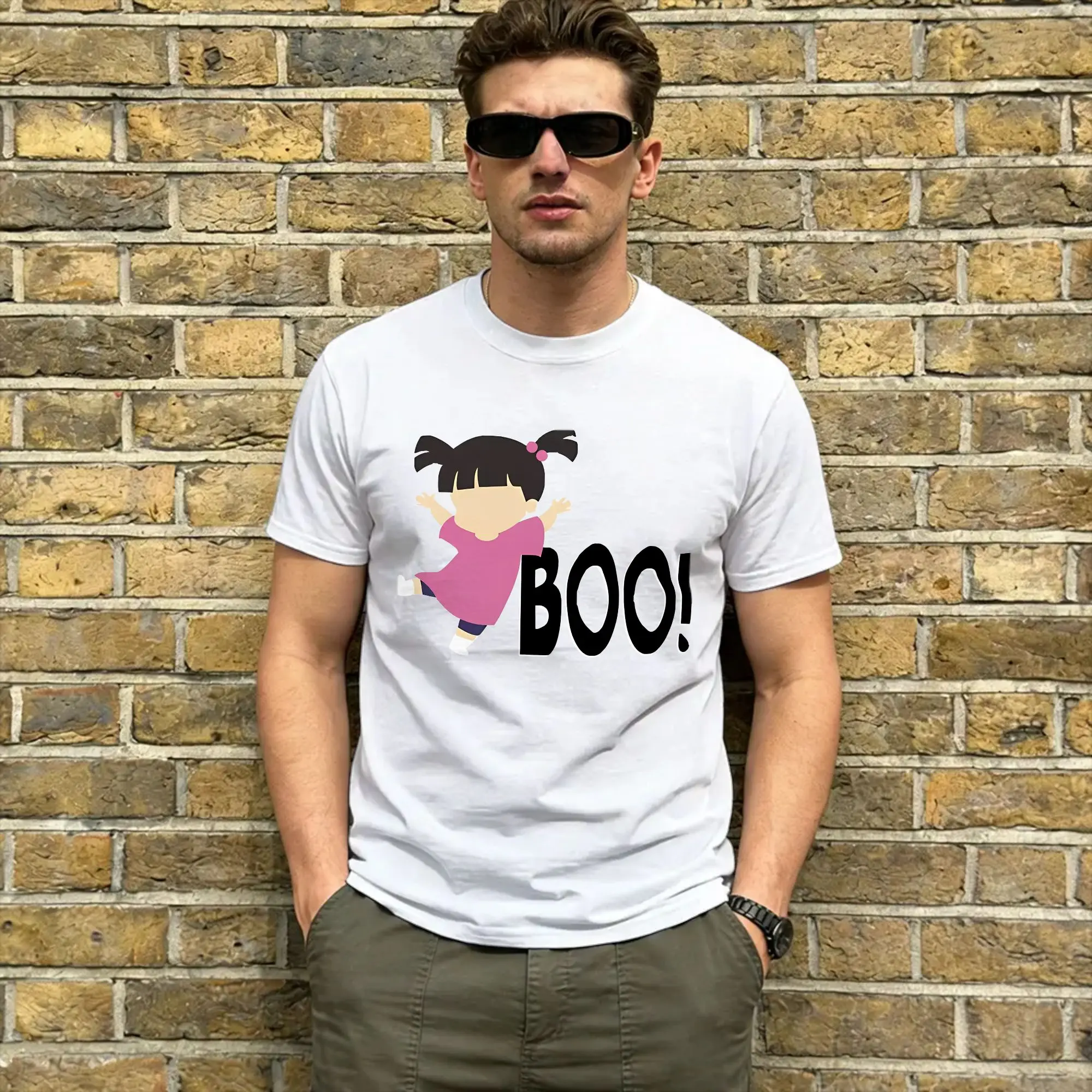 Men Monsters Inc T Shirt Boo Cotton Clothing Awesome Short Sleeve Round Neck Tees Gift Idea T-Shirt