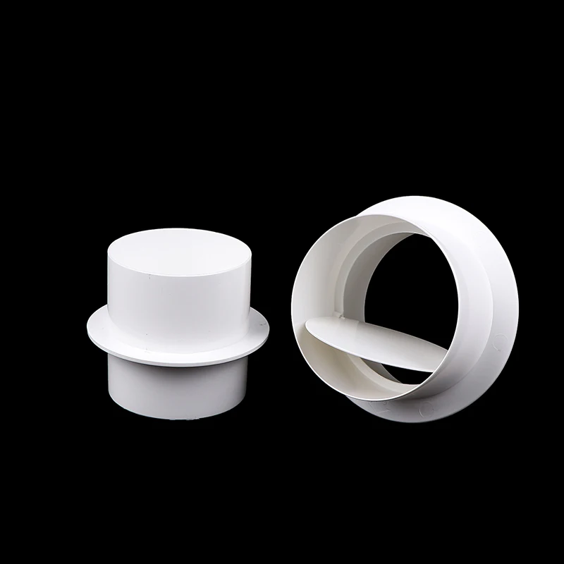 6 Size Draft Blocker Duct Connector Damper Ventilation Air Duct Check Valve Draugh Back Shutter For Inline Ducting Kitchen Grill