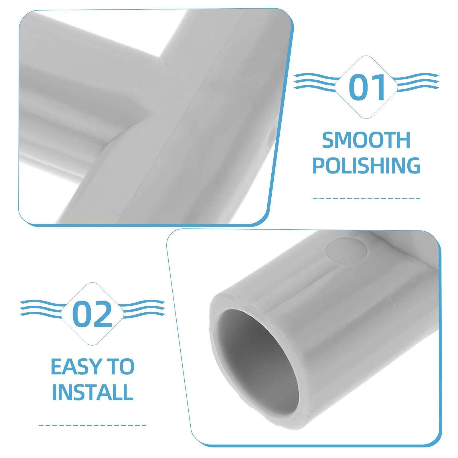 4 stuks stalen tee-connectoren spelhekaccessoires duurzame 3-weg pijpfitting voor babyveiligheid kinderbox binnen buiten